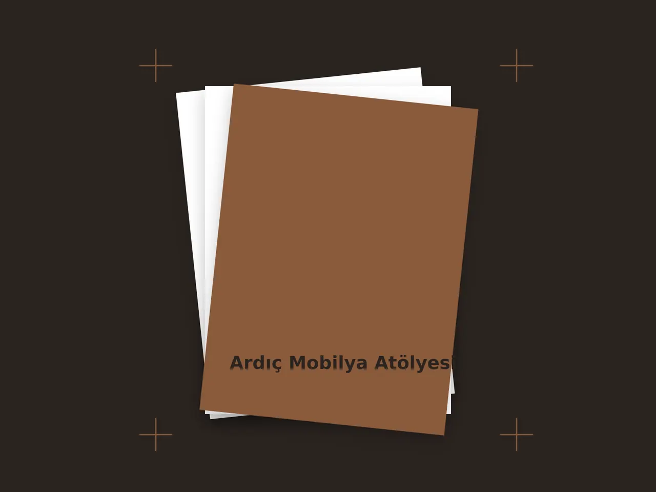 Ardıç Mobilya Atölyesi – baskı provası (örnek görsel)