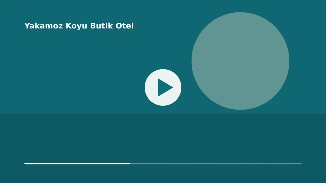 Yakamoz Koyu Butik Otel – tanıtım filminden bir kare (örnek görsel)